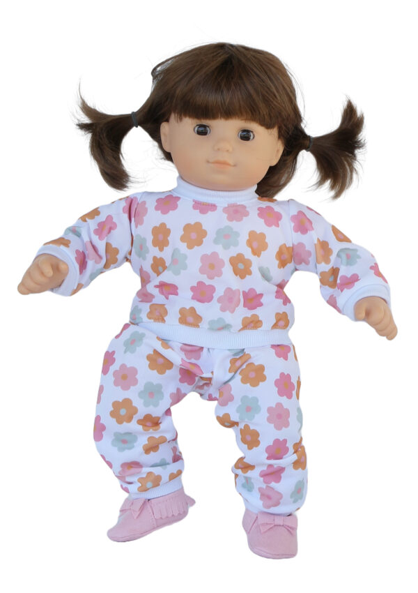 15" Bitty Baby Doll Matching Floral Pants & Sweatshirt