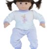 15" Bitty Baby Doll Striped Lavender Pants & Ballerina T-Shirt
