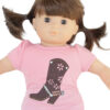 15" Bitty Baby Doll Pink Western Boot T-Shirt