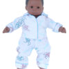 15" Bitty Baby Doll Soft Flannel Ballet Slippers Pajamas
