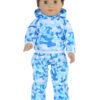 18" Doll Blue Camo Jogger Outfit