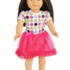 18" Doll Circle Print Dress