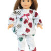 18" Doll Flannel Mittens Pajamas & Slippers