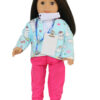 18" Doll Kitty Cat Nurse Scrubs & Accessories