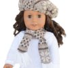 18" Doll Matching Knit Hat & Scarf