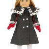 18" Doll "Nellie Inspired" Coat, Cape, Hat, & Mittens
