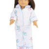 18" Doll Soft Flannel Ballet Slippers Pajamas