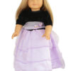 18" Doll Velvet & Chiffon Party Dress