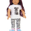 18" Doll Zebra Leggings & T-Shirt