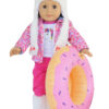 18" Doll 6-Piece Ski Outfit & Snow Tube