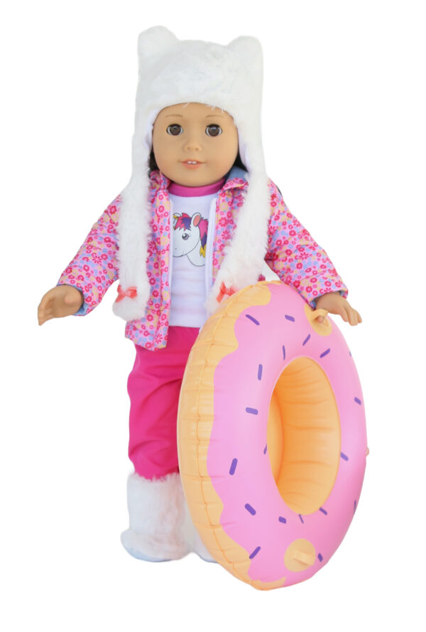 18" Doll 6-Piece Ski Outfit & Snow Tube