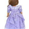 18" Doll Beautiful Lavender Historical Party Dress & Necklace
