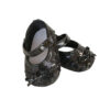15" & 18" Doll Black Sequin Strap Shoes