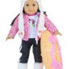 18" Doll 6-Piece Ski Outfit & Snow Tube