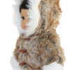 18" Doll Hooded Fur Eskimo Coat