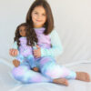 Matching Girl & Doll "Keep On Dreaming" Pajama Set - Fits 15" & 18" Dolls