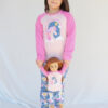 Matching Girl & Doll Unicorn Pajama Set - Fits 15" & 18" Dolls