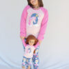 Matching Girl & Doll Unicorn Pajama Set - Fits 15" & 18" Dolls