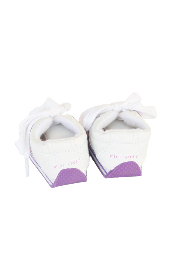 15" & 18" Doll Mini Sketz Purple Striped Sneakers