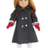 18" Doll "Nellie Inspired" Coat, Cape, Hat, & Mittens