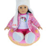 18" Doll 6-Piece Ski Outfit & Snow Tube
