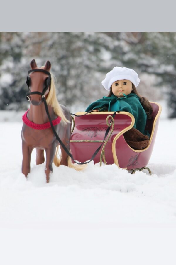 18" Doll Heavy Duty Old-Fashioned Sleigh - (Horse & Doll Not Included)