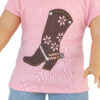 15" Bitty Baby Doll Pink Western Boot T-Shirt