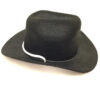 18" Doll Black Western Hat