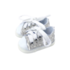 14.5" Wellie Wisher Doll Silver Sequin Sneakers