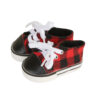15 & 18" Doll Buffalo Plaid Canvas Sneakers
