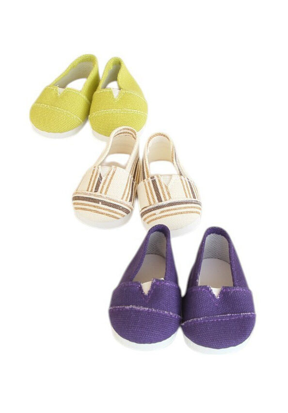 15 18 Doll Casual Canvas Slip On Shoes