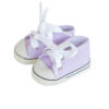 15 & 18" Doll Lavender Canvas Sneakers