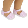 15" & 18" Doll Vintage Striped Mary Janes