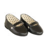 18" Doll Black Ballet Strap Shoe