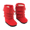 18" Doll Fringe Boots - 4 colors