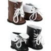 18" Doll Sherpa-lined Lace Up Boots