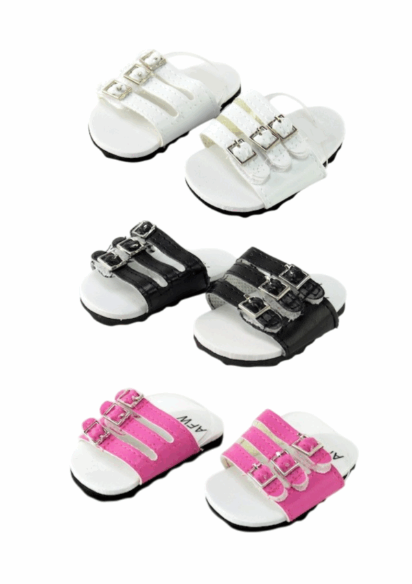 18" Doll Footbed Sandals