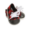 15 & 18" Doll Buffalo Plaid Canvas Sneakers