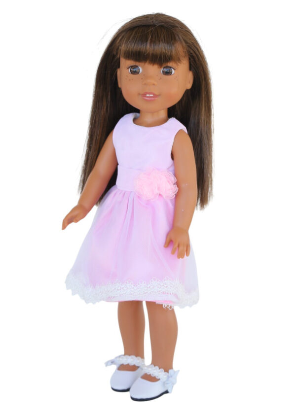 14'5" Doll "Pretty in Pink Sleeveless" Dress