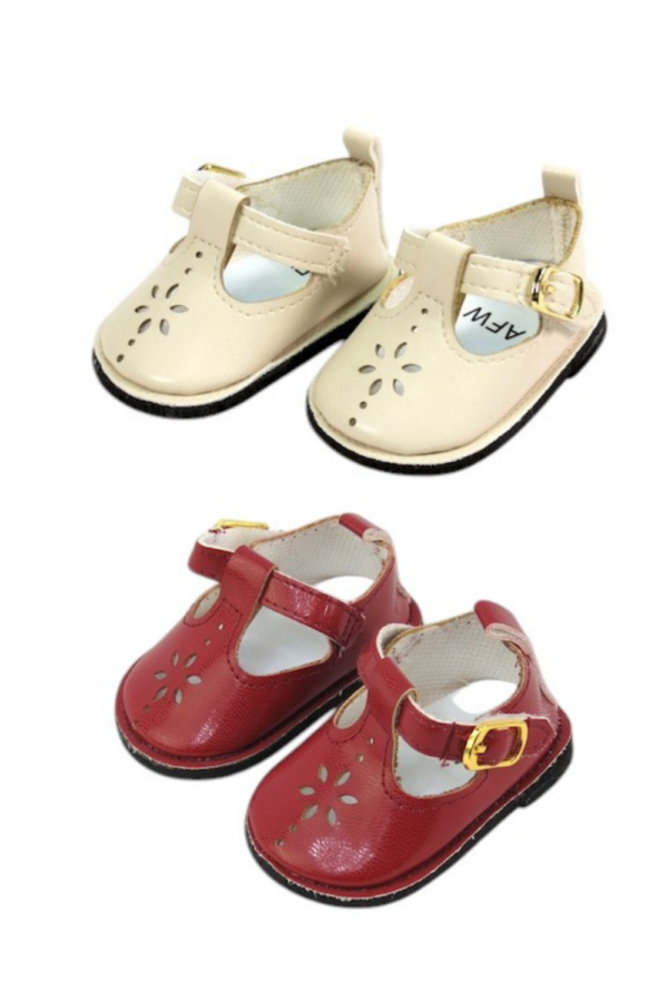 15" & 18" Doll T-Strap Mary Jane Shoes