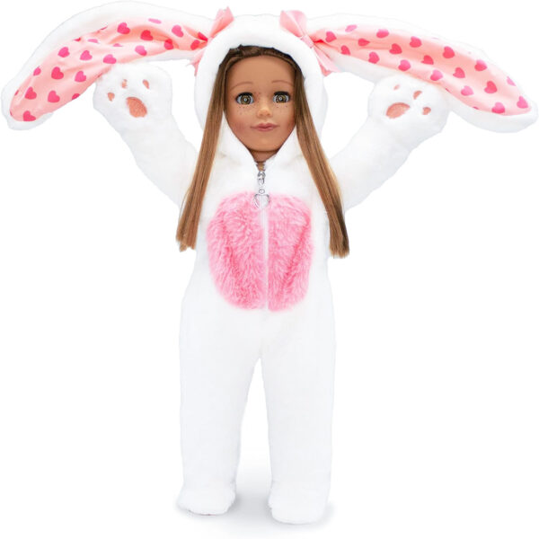 18" Doll & Girl Matching Easter Bunny Set