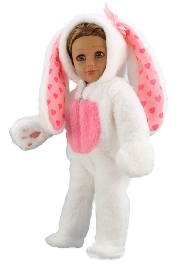 18" Doll & Girl Matching Easter Bunny Set