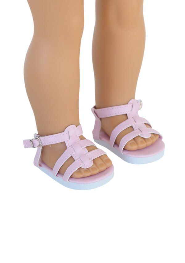18" Doll Pink Fisherman Sandals