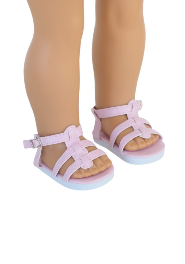18" Doll Pink Fisherman Sandals