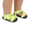 18″ Doll Yellow Flower Sandals