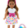 Matching Girl & Doll 5-Piece Easter Basket Play Set