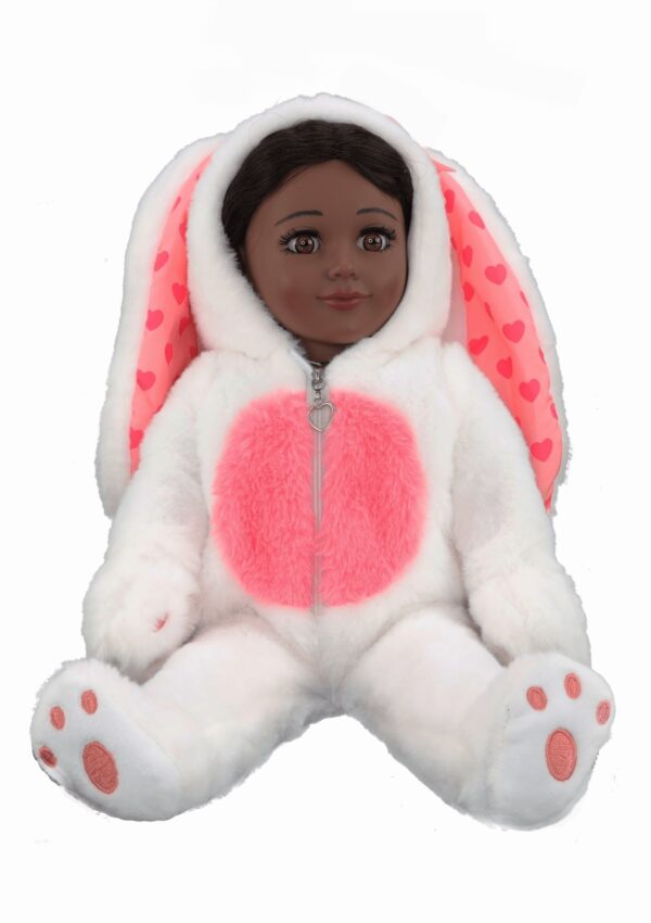 18" Doll & Girl Matching Easter Bunny Set
