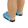 18″ Doll Blue Flower Sandals