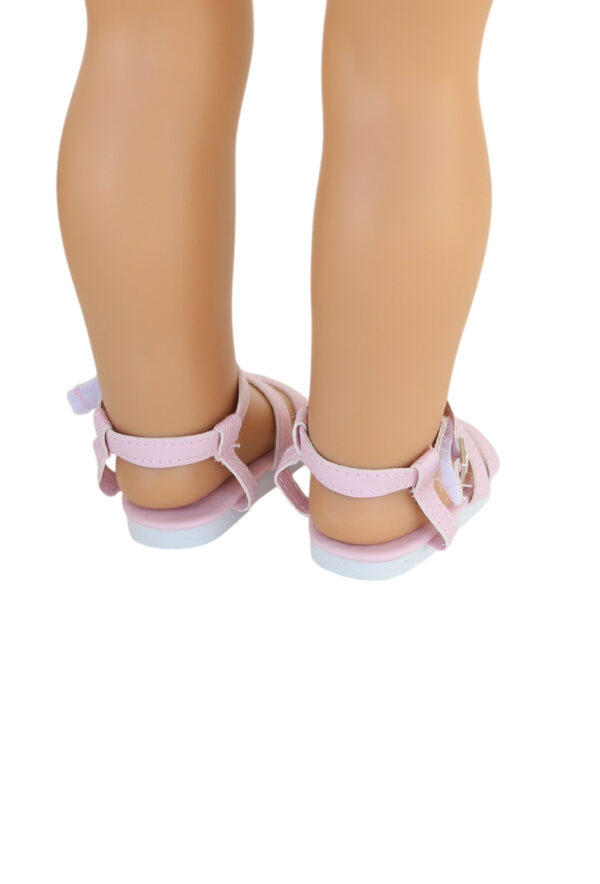 18" Doll Pink Fisherman Sandals