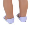 18" Doll Lavender Slip-On Sandals